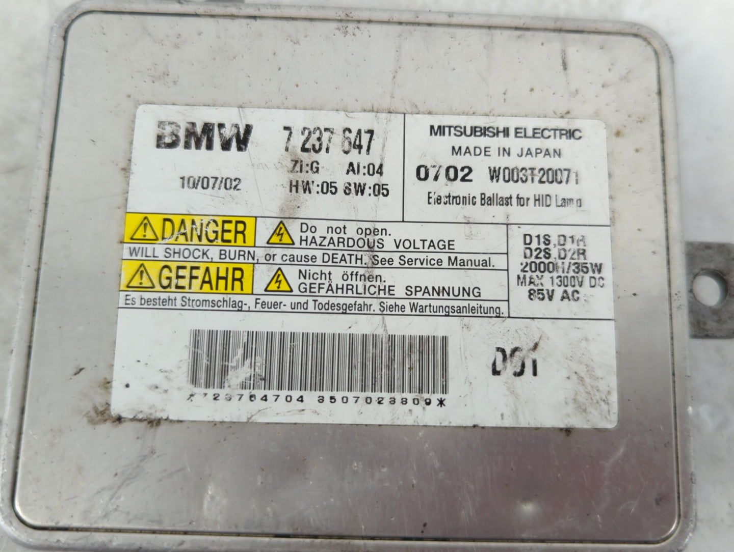 2009-2012 Bmw 750i Headlight Ballast Head Light - Oemusedautoparts1.com