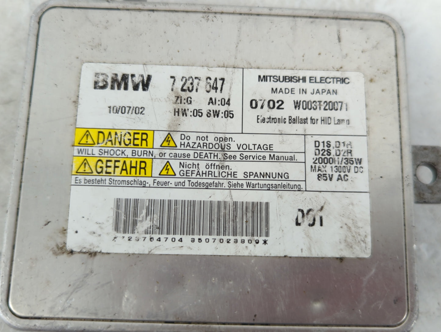 2009-2012 Bmw 750i Headlight Ballast Head Light - Oemusedautoparts1.com