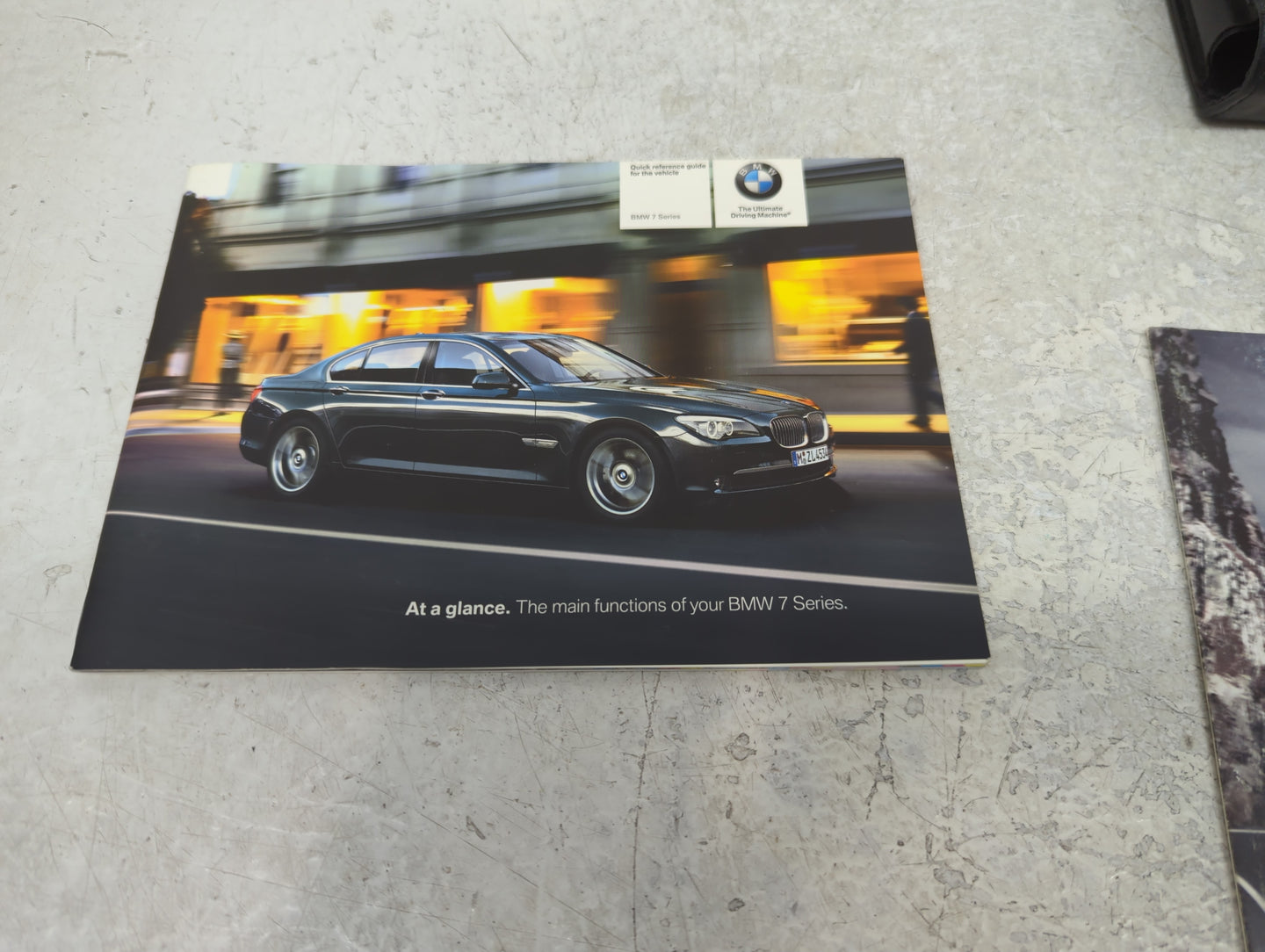 2011 Bmw 7 Series Owners Manual Book Guide P/N:01412604391 OEM Used Auto Parts - Oemusedautoparts1.com