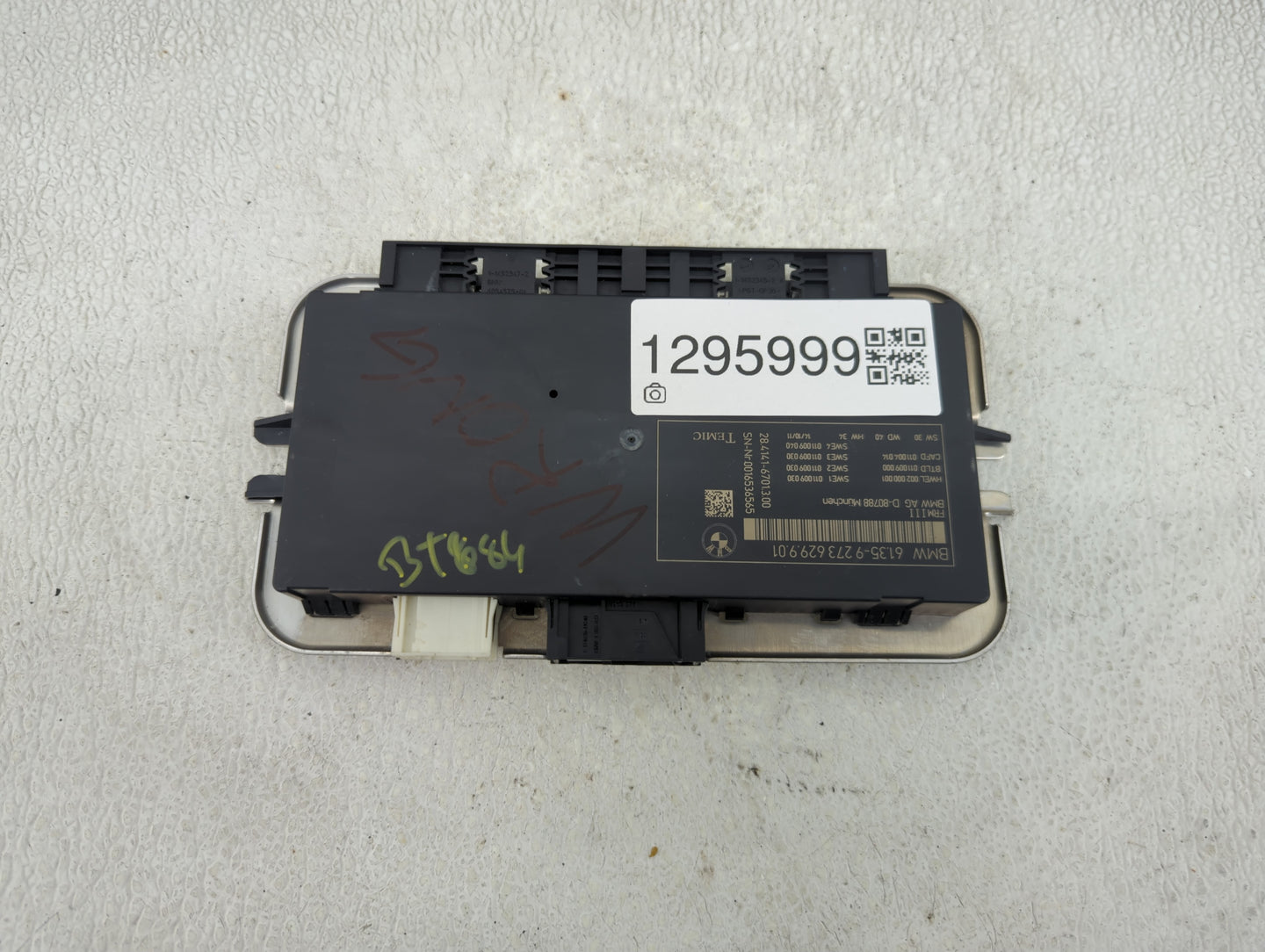 2011 Bmw M5 PCM Engine Control Computer ECU ECM PCU OEM P/N:61.35-9 273 629.9.01 Fits OEM Used Auto Parts - Oemusedautoparts