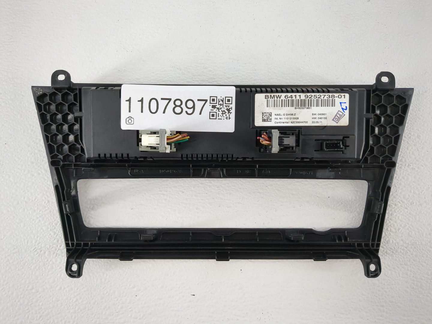 2011-2014 Bmw X3 Climate Control Module Temperature AC/Heater Replacement P/N:6411 9252738-01 Fits Fits 2011 2012 2013 2014 