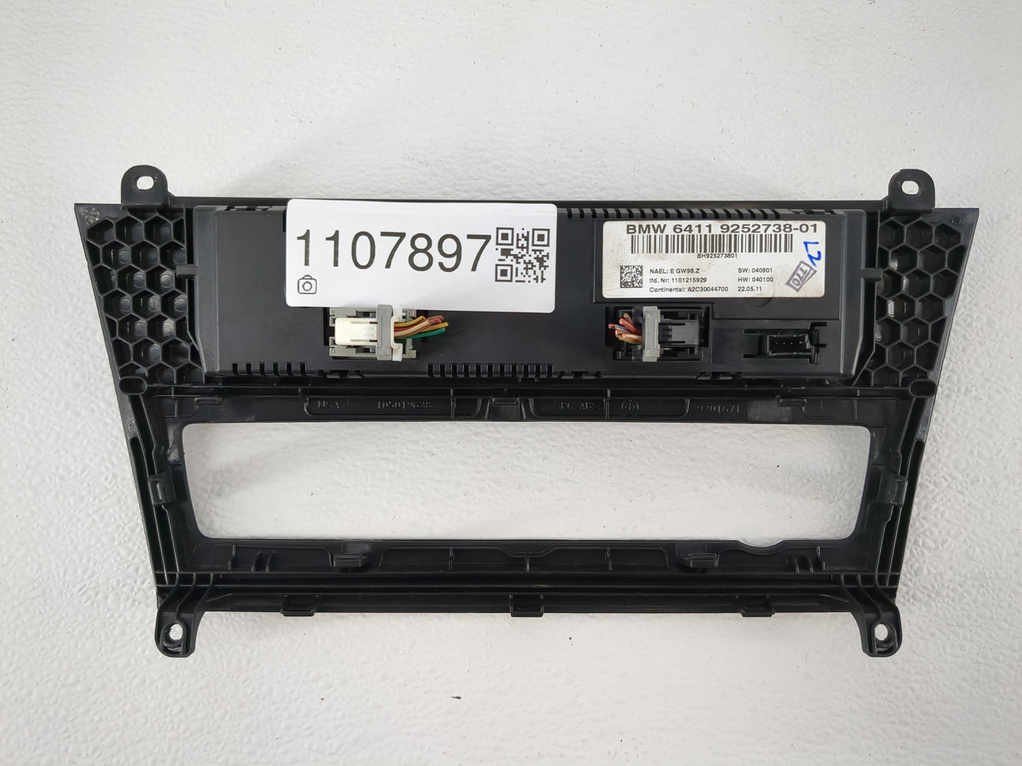 2011-2014 Bmw X3 Climate Control Module Temperature AC/Heater Replacement P/N:6411 9252738-01 Fits Fits 2011 2012 2013 2014 