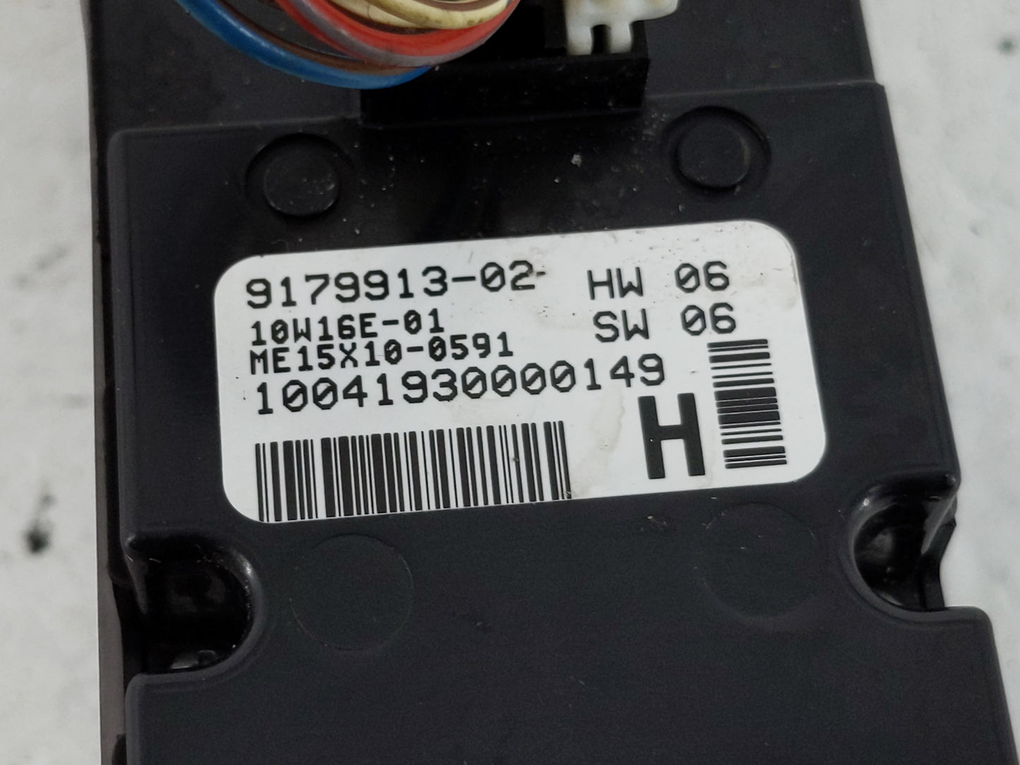 2011 Bmw X3 Master Power Window Switch Replacement Driver Side Left P/N:9179913-02 Fits OEM Used Auto Parts - Oemusedautopar