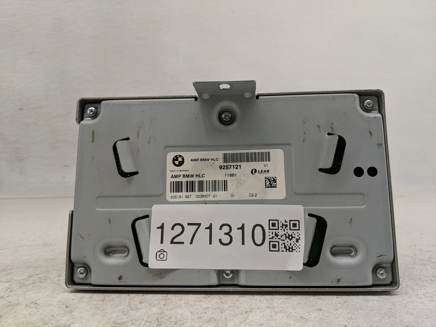 2011-2014 Bmw X3 Radio AM FM Cd Player Receiver Replacement P/N:9257121 Fits Fits 2011 2012 2013 2014 OEM Used Auto Parts - 
