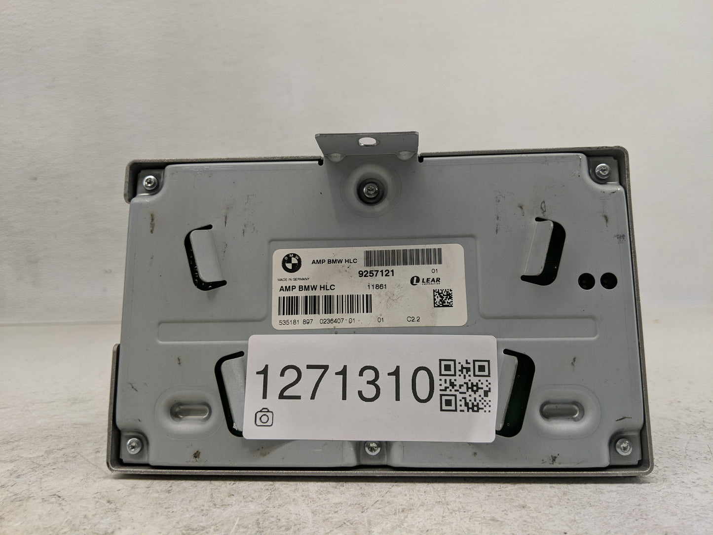 2011-2014 Bmw X3 Radio AM FM Cd Player Receiver Replacement P/N:9257121 Fits Fits 2011 2012 2013 2014 OEM Used Auto Parts - 