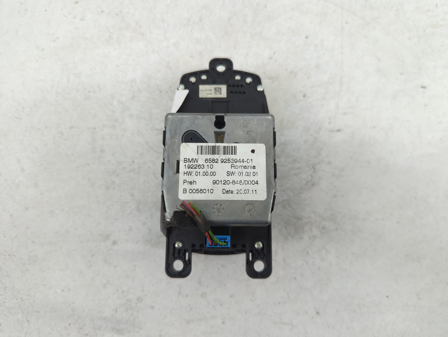 2011 Bmw X3 Radio AM FM Cd Player Receiver Replacement P/N:6582 9253944-01 9253944-01, 90120-848/0004 Fits OEM Used Auto Par