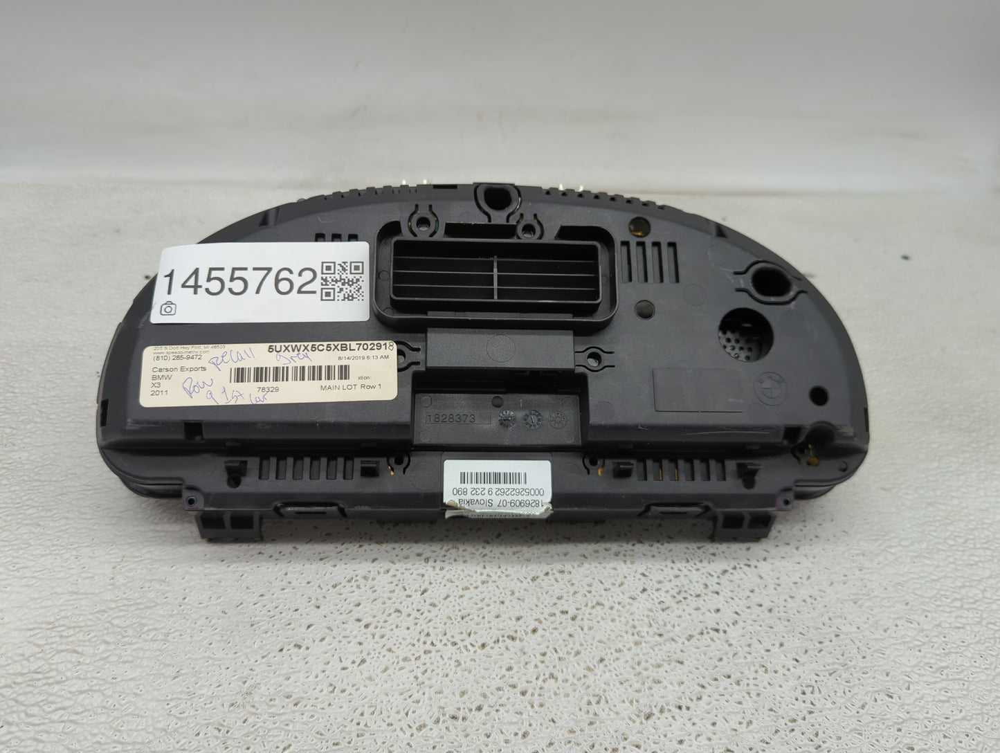 2011-2013 Bmw X3 Instrument Cluster Speedometer Gauges P/N:9261909-07 1826373 Miles: Fits Fits 2011 2012 2013 OEM Used Auto 