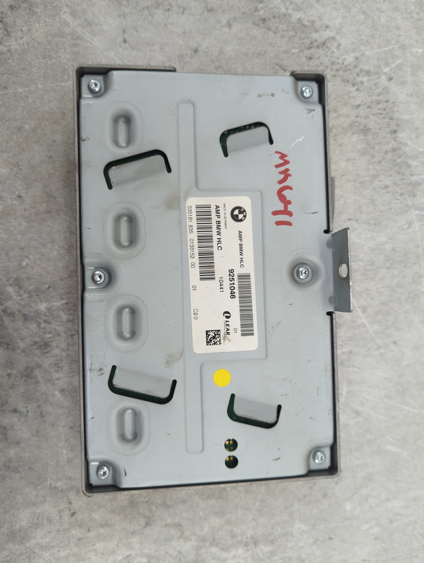 2011-2011 Bmw X3 Radio Speaker Amplifier 9251046|535181835|0133152 - Oemusedautoparts1.com
