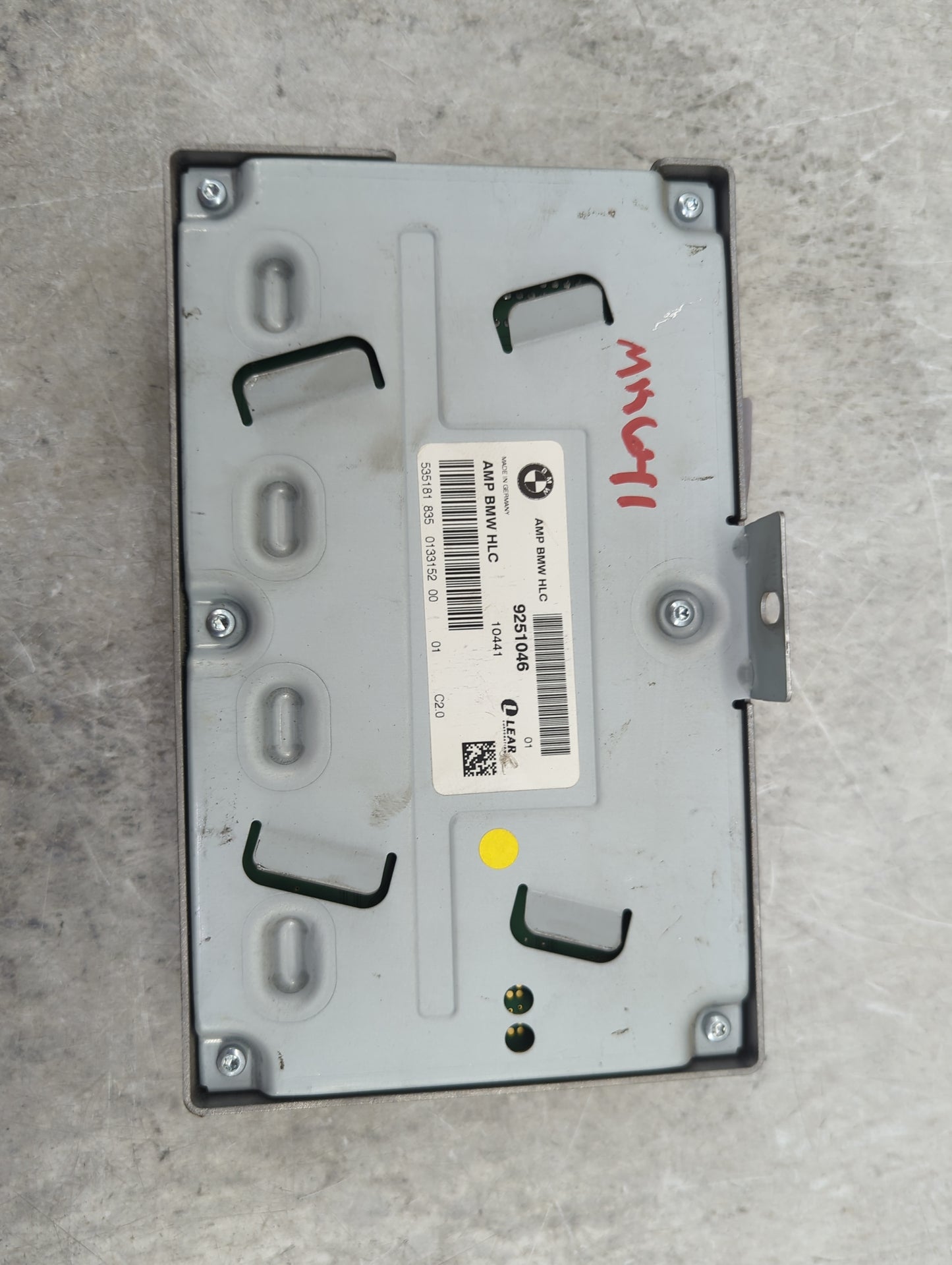2011-2011 Bmw X3 Radio Speaker Amplifier 9251046|535181835|0133152 - Oemusedautoparts1.com
