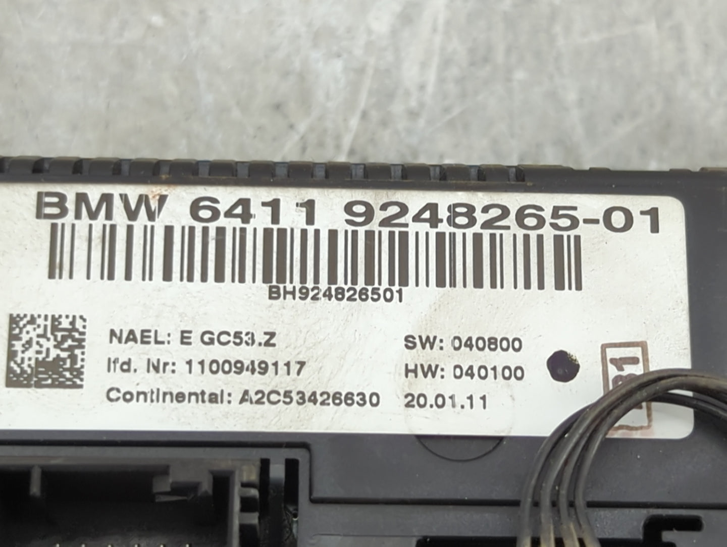 2011-2014 Bmw X3 Climate Control Module Temperature AC/Heater Replacement P/N:9248265-01 Fits Fits 2011 2012 2013 2014 OEM U