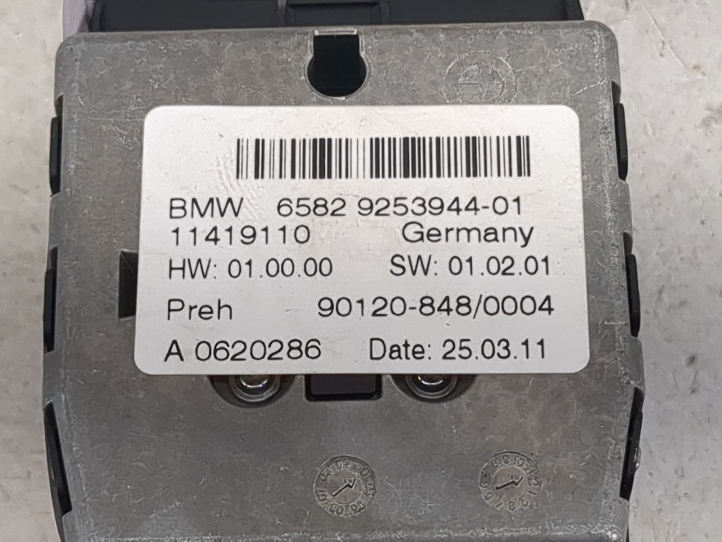 2018-2021 Bmw X3 Climate Control Module Temperature AC/Heater Replacement P/N:6582 9253944-01 11419110 Fits OEM Used Auto Pa