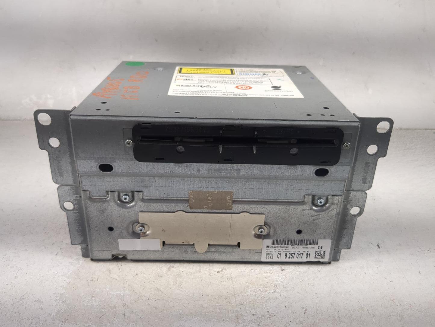 2011-2013 Bmw X3 Radio AM FM Cd Player Receiver Replacement P/N:9257017 9582139B2010269, 2258897 Fits Fits 2010 2011 2012 20