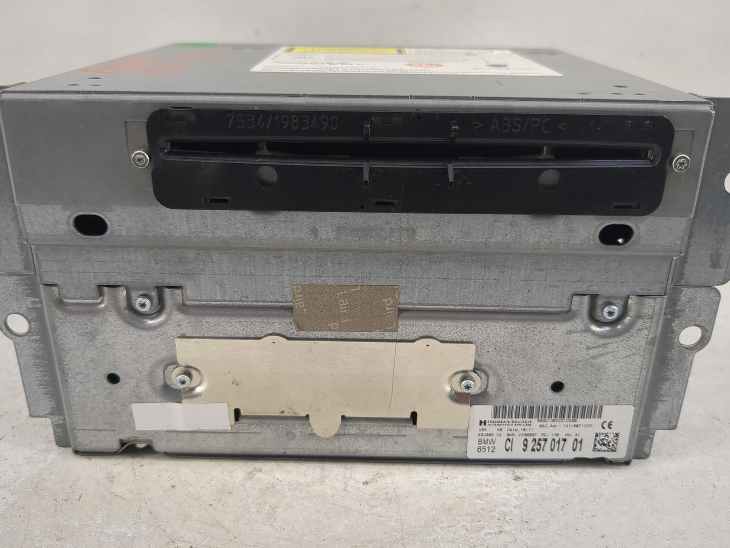 2011-2013 Bmw X3 Radio AM FM Cd Player Receiver Replacement P/N:9257017 9582139B2010269, 2258897 Fits Fits 2010 2011 2012 20