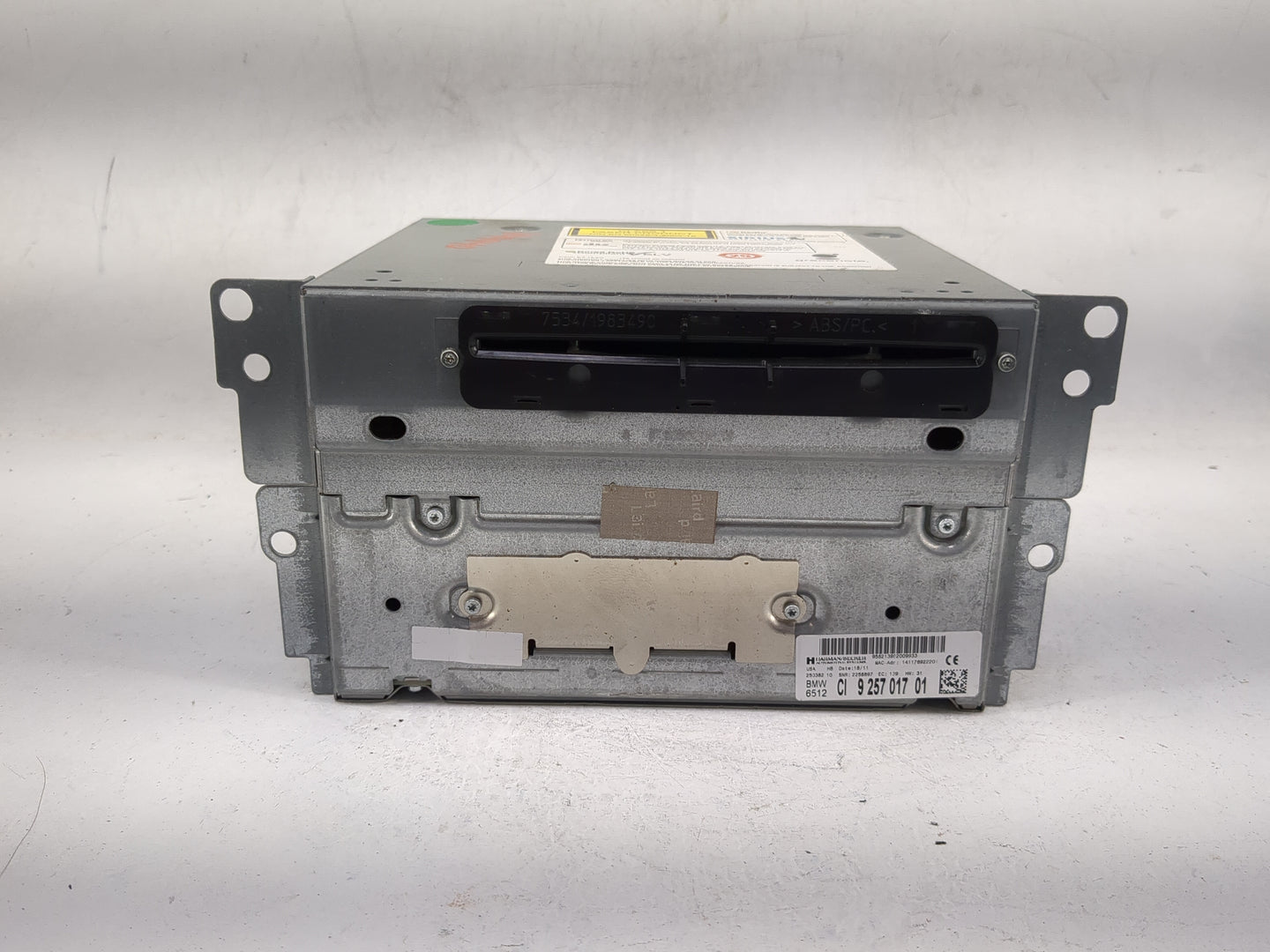 2011-2013 Bmw X3 Radio AM FM Cd Player Receiver Replacement P/N:9257017 CI 9 257 017 01, 2258897 Fits Fits 2010 2011 2012 20