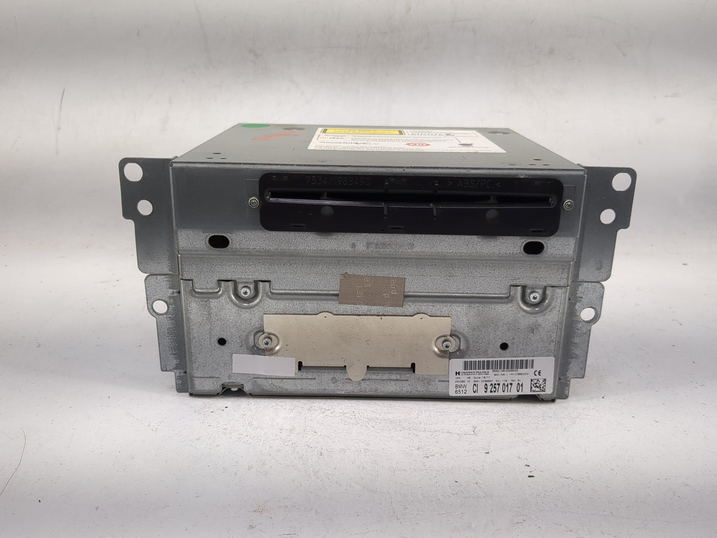 2011-2013 Bmw X3 Radio AM FM Cd Player Receiver Replacement P/N:9257017 CI 9 257 017 01, 2258897 Fits Fits 2010 2011 2012 20