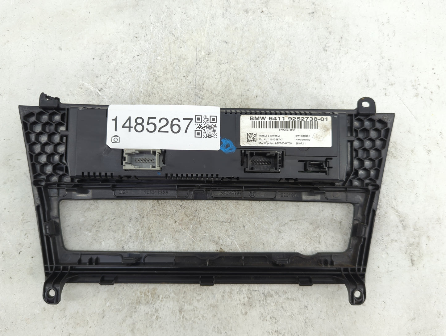 2011-2014 Bmw X3 Climate Control Module Temperature AC/Heater Replacement P/N:6411 9252738-01 A2C30044700 Fits OEM Used Auto