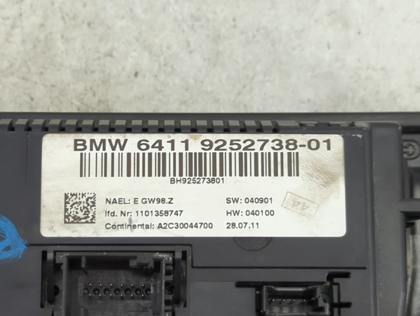 2011-2014 Bmw X3 Climate Control Module Temperature AC/Heater Replacement P/N:6411 9252738-01 A2C30044700 Fits OEM Used Auto