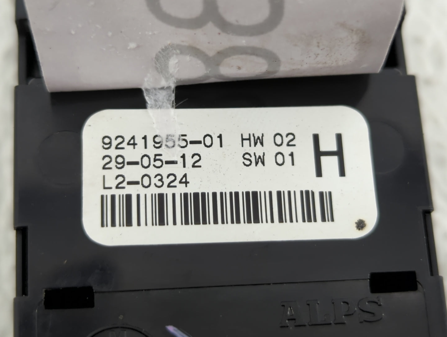 2011 Bmw X3 Master Power Window Switch Replacement Driver Side Left P/N:9241955 9238239 Fits OEM Used Auto Parts - Oemusedau
