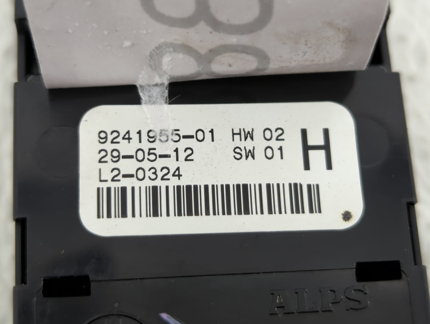 2011 Bmw X3 Master Power Window Switch Replacement Driver Side Left P/N:9241955 9238239 Fits OEM Used Auto Parts - Oemusedau