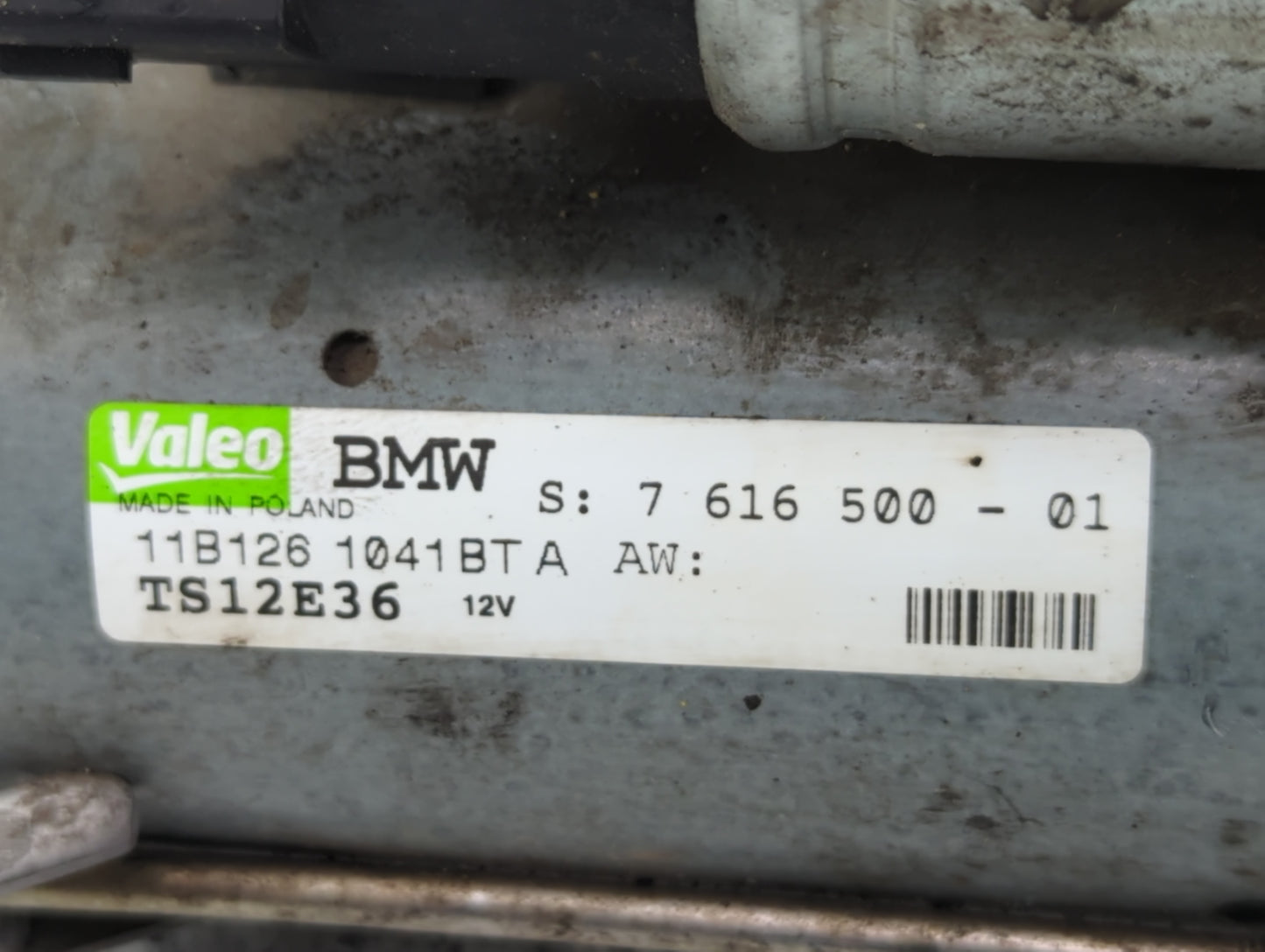 2011-2014 Bmw X3 Car Starter Motor Solenoid OEM P/N:TS12E36 11B126 1041 BT Fits Fits 2011 2012 2013 2014 2015 2016 OEM Used 