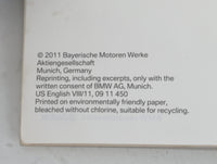 2011 Bmw X3 Owners Manual Book Guide OEM Used Auto Parts - Oemusedautoparts1.com
