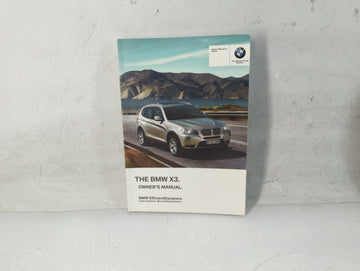 2011 Bmw X3 Owners Manual Book Guide OEM Used Auto Parts