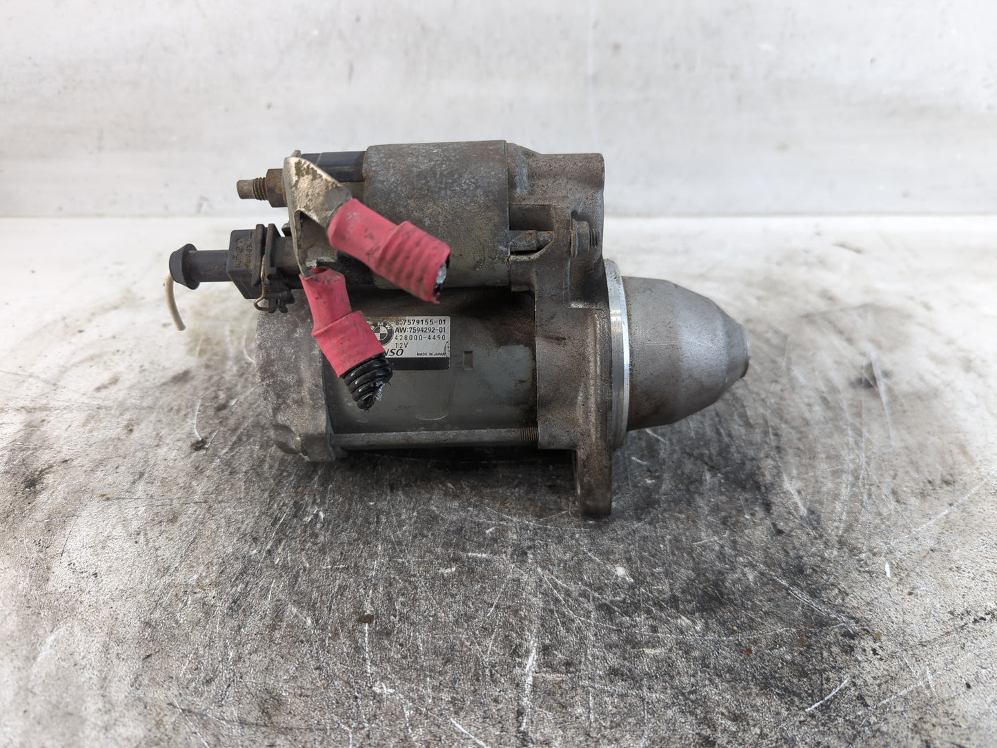 2011-2014 Bmw X3 Car Starter Motor Solenoid OEM P/N:428000-4490 7579155-01 Fits Fits 2011 2012 2013 2014 2015 2016 OEM Used 