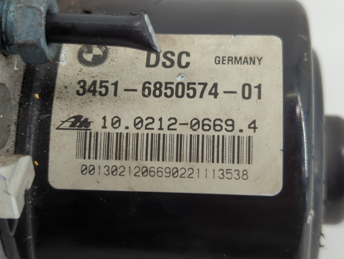 2011-2017 Bmw X3 Anti-Lock Brake ABS Pump Module Actuator OEM P/N:3451-6850574-01 Fits OEM Used Auto Parts - Oemusedautopart