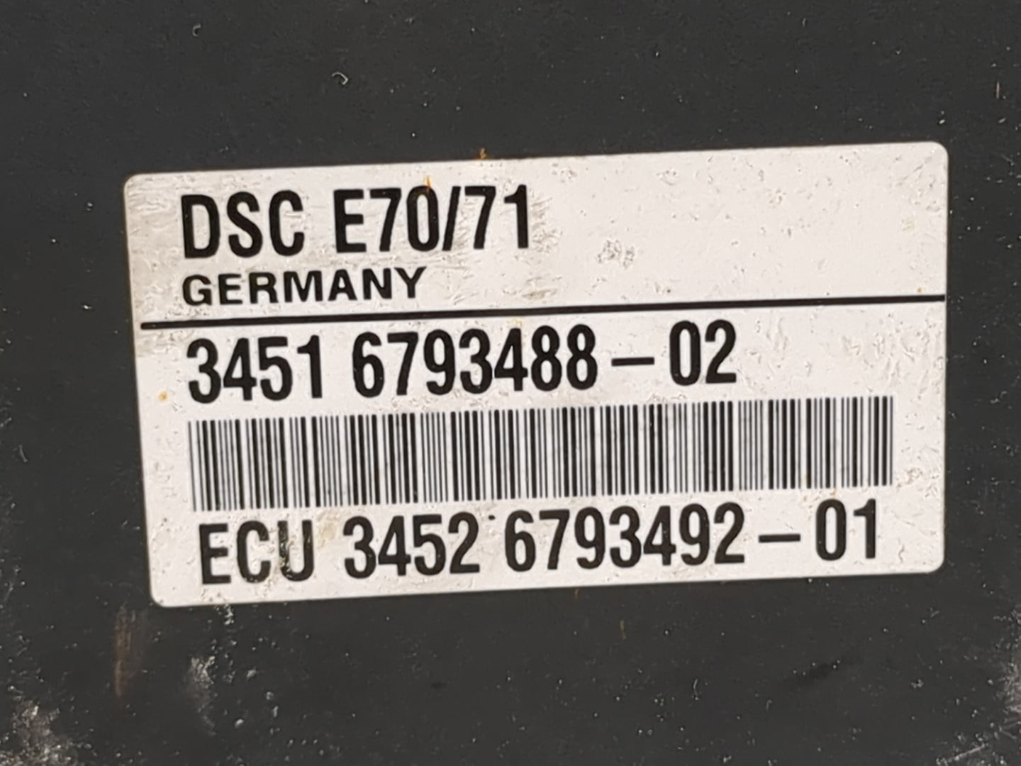 2011-2012 Bmw X5 ABS Pump Control Module Replacement P/N:6793488 Fits Fits 2011 2012 OEM Used Auto Parts - Oemusedautoparts1