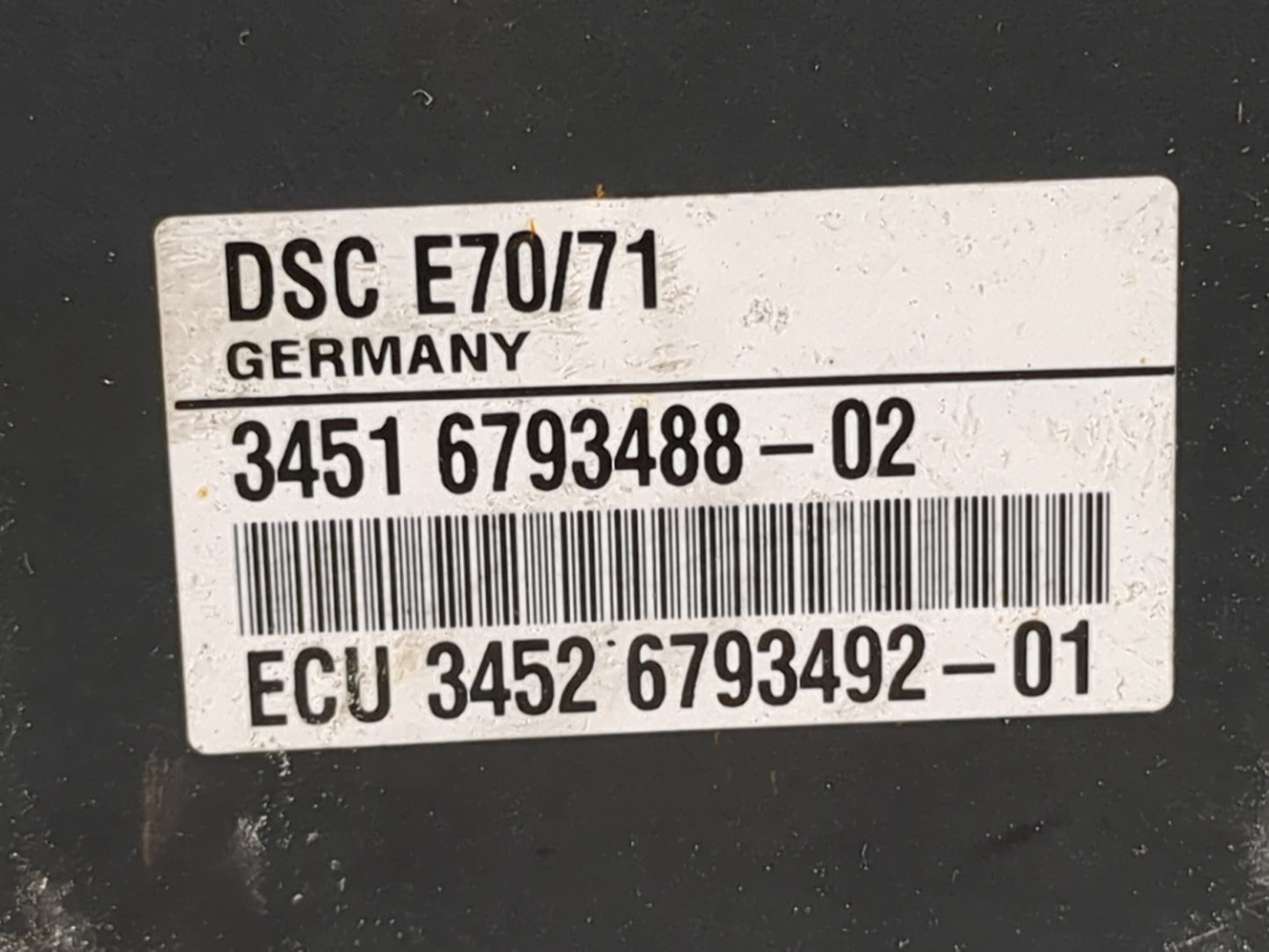 2011-2012 Bmw X5 ABS Pump Control Module Replacement P/N:6793488 Fits Fits 2011 2012 OEM Used Auto Parts - Oemusedautoparts1