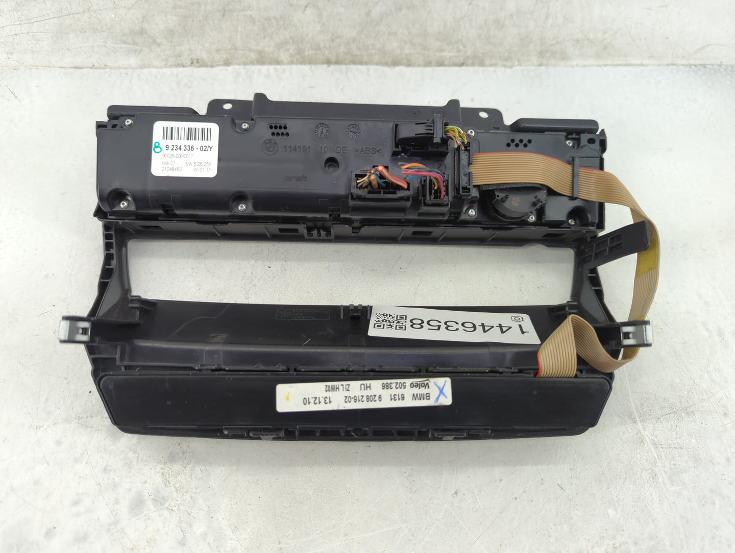2007-2013 Bmw X5 Climate Control Module Temperature AC/Heater Replacement P/N:9234336-02/Y 9208216-02 Fits OEM Used Auto Par