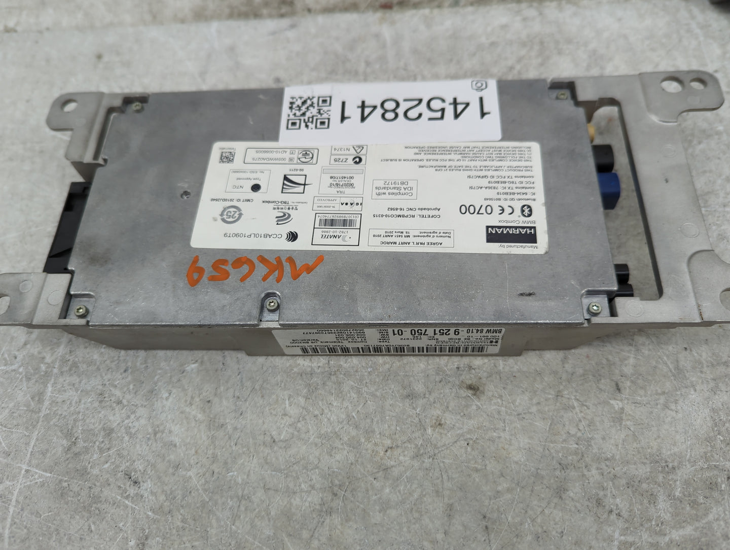 2011-2013 Bmw X5 Telematics Control Module 1452841 - Oemusedautoparts1.com
