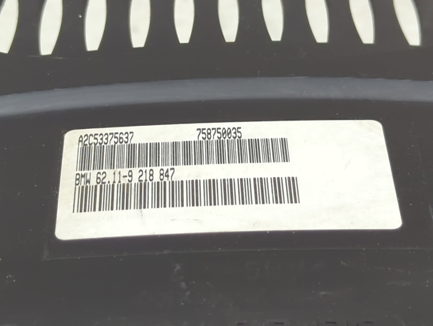 2007-2011 Bmw X5 Instrument Cluster Speedometer Gauges P/N:A2C53375637 758750035 Miles:107K Fits Fits 2007 2008 2009 2010 20
