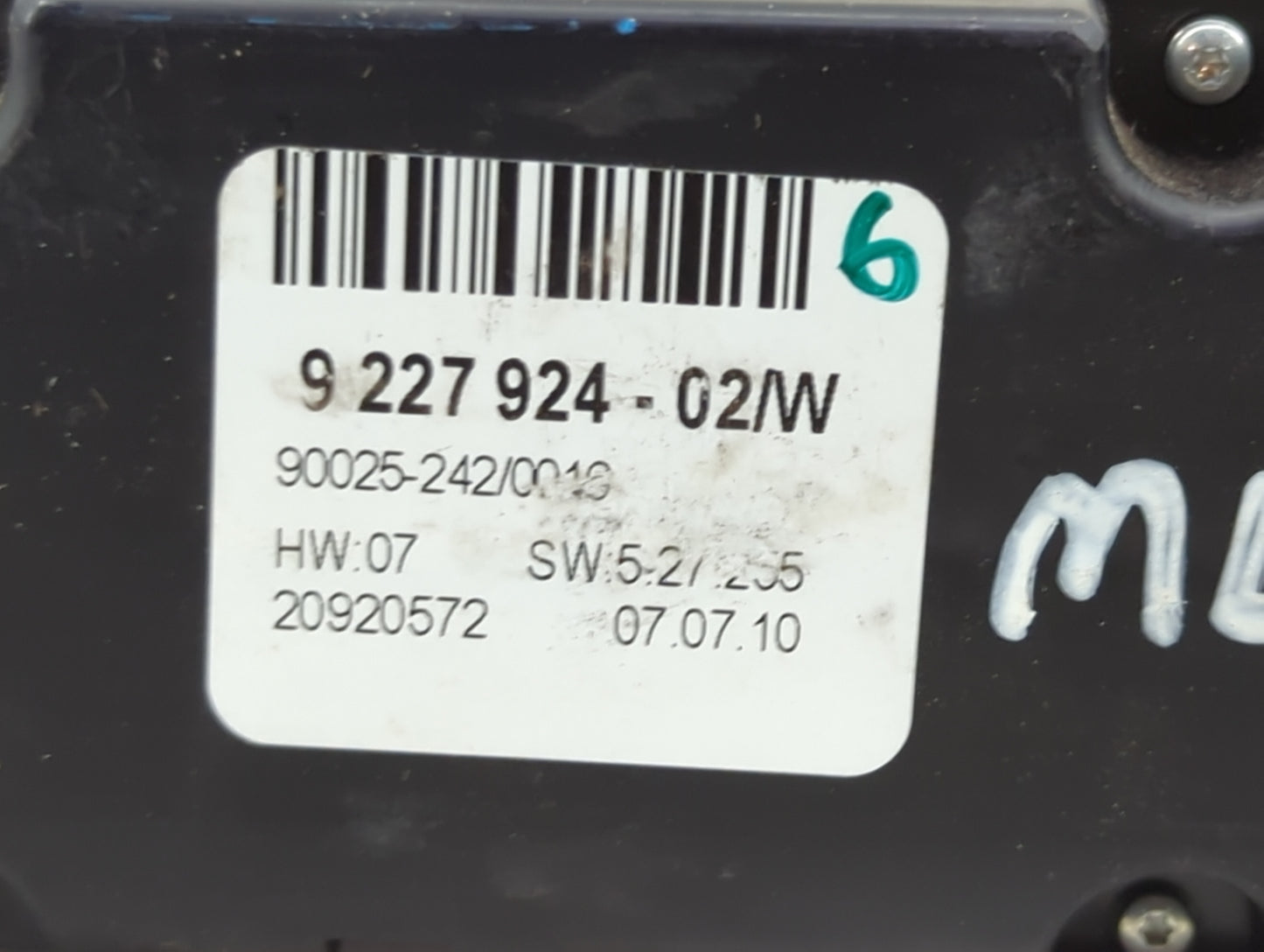 2007-2013 Bmw X5 Climate Control Module Temperature AC/Heater Replacement P/N:9 227 924 Fits OEM Used Auto Parts - Oemusedau