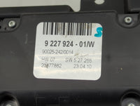 2007-2013 Bmw X5 Climate Control Module Temperature AC/Heater Replacement P/N:9 227 924 Fits OEM Used Auto Parts - Oemusedau