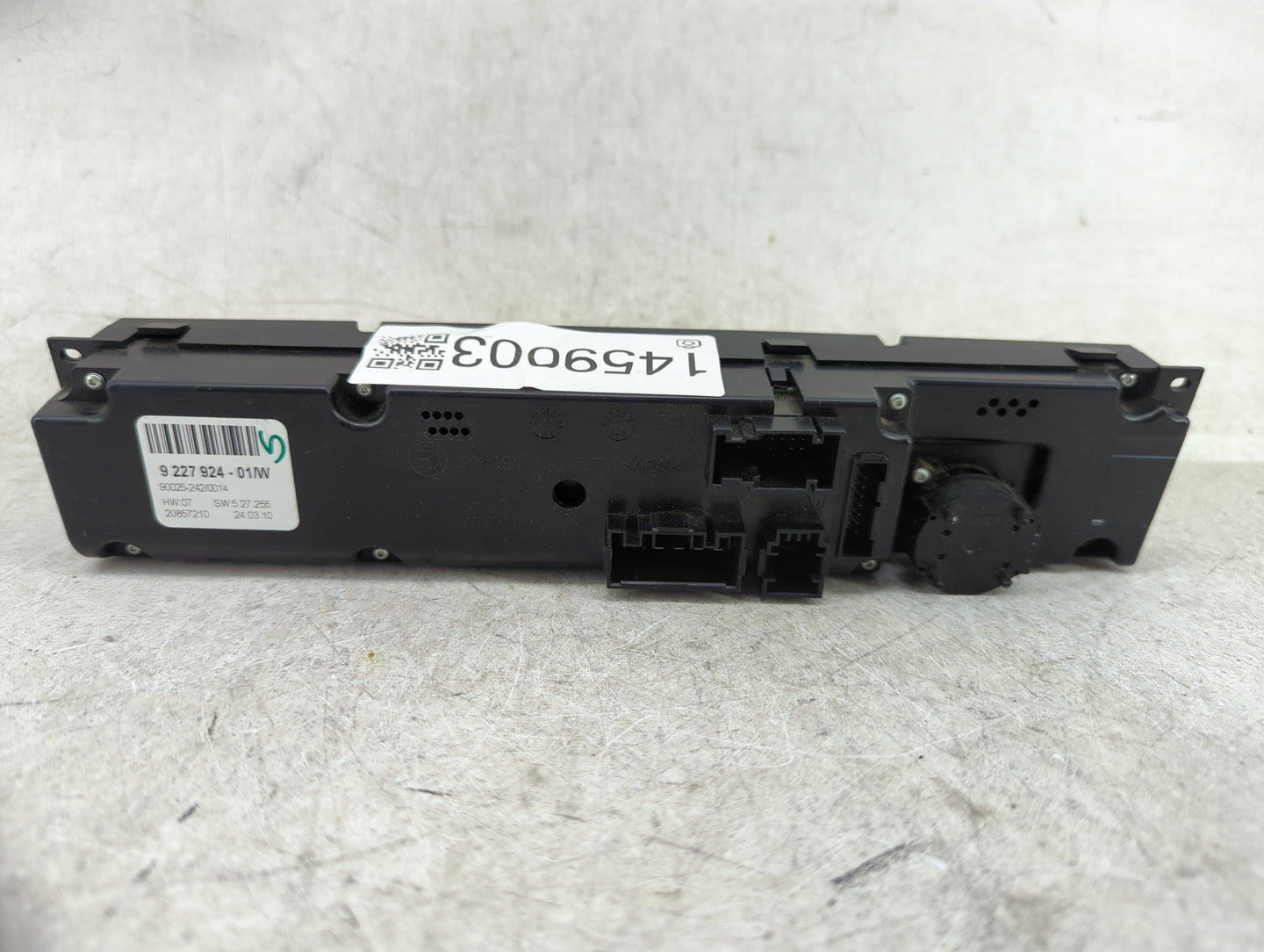 2007-2013 Bmw X5 Climate Control Module Temperature AC/Heater Replacement P/N:9 227 924-01 Fits OEM Used Auto Parts - Oemuse