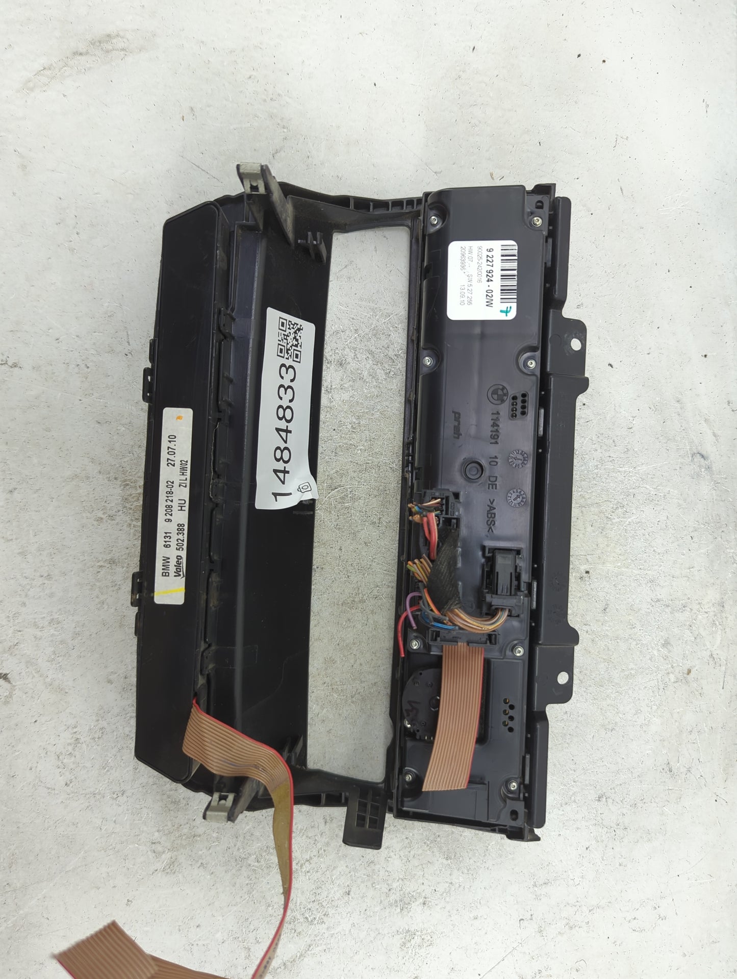 2007-2013 Bmw X5 Climate Control Module Temperature AC/Heater Replacement P/N:9227924-02/W 61319208218-02 Fits OEM Used Auto