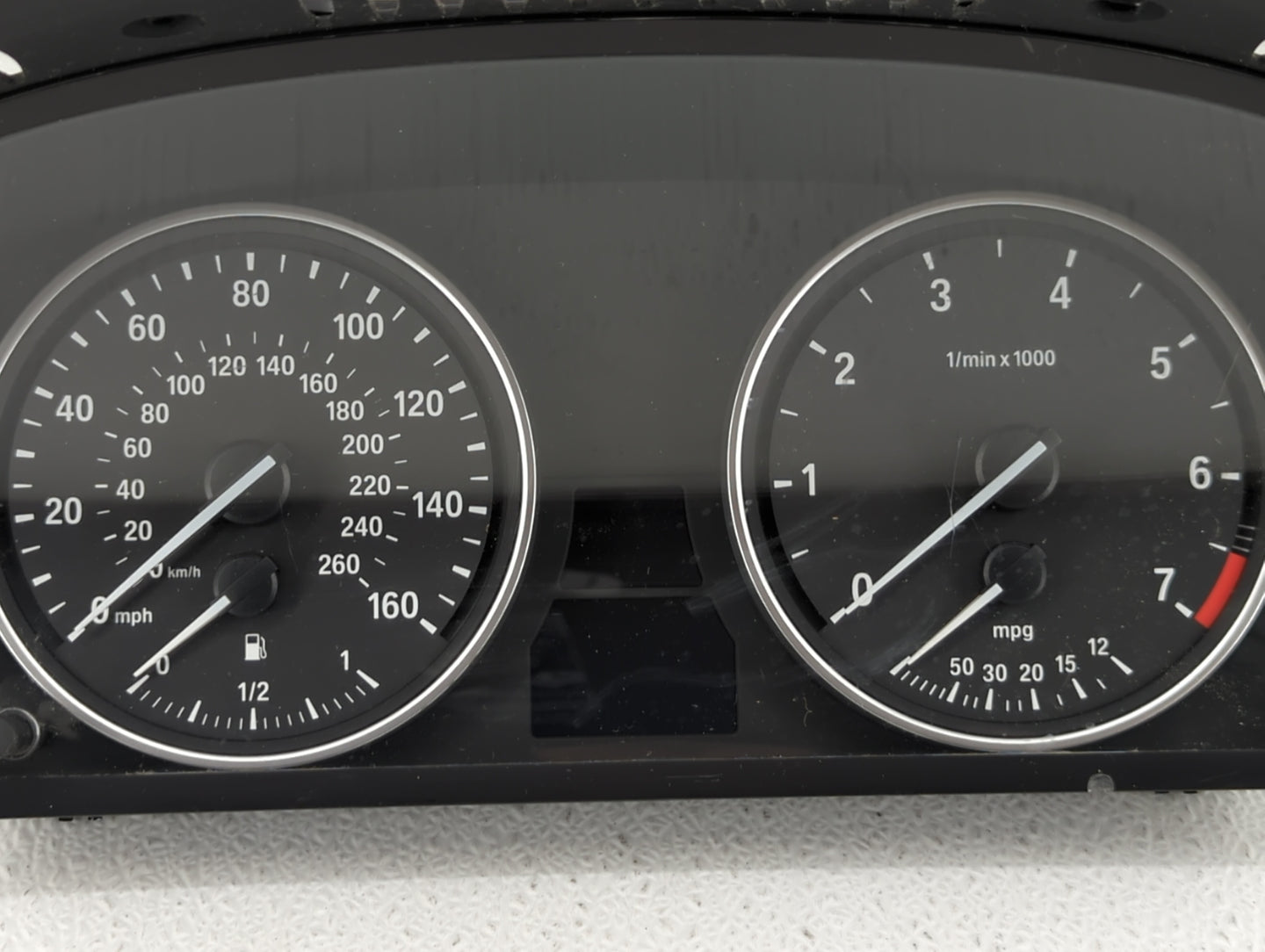 2007-2011 Bmw X5 Instrument Cluster Speedometer Gauges P/N:758839860 Fits Fits 2007 2008 2009 2010 2011 OEM Used Auto Parts 