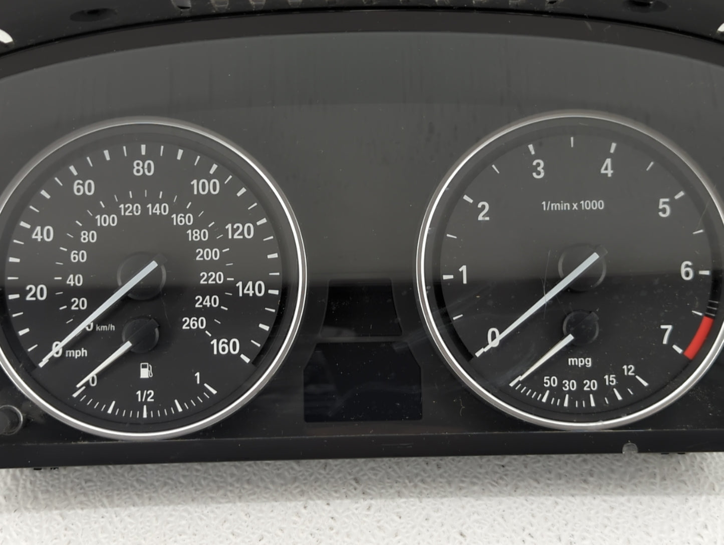 2007-2011 Bmw X5 Instrument Cluster Speedometer Gauges P/N:758839860 Fits Fits 2007 2008 2009 2010 2011 OEM Used Auto Parts 