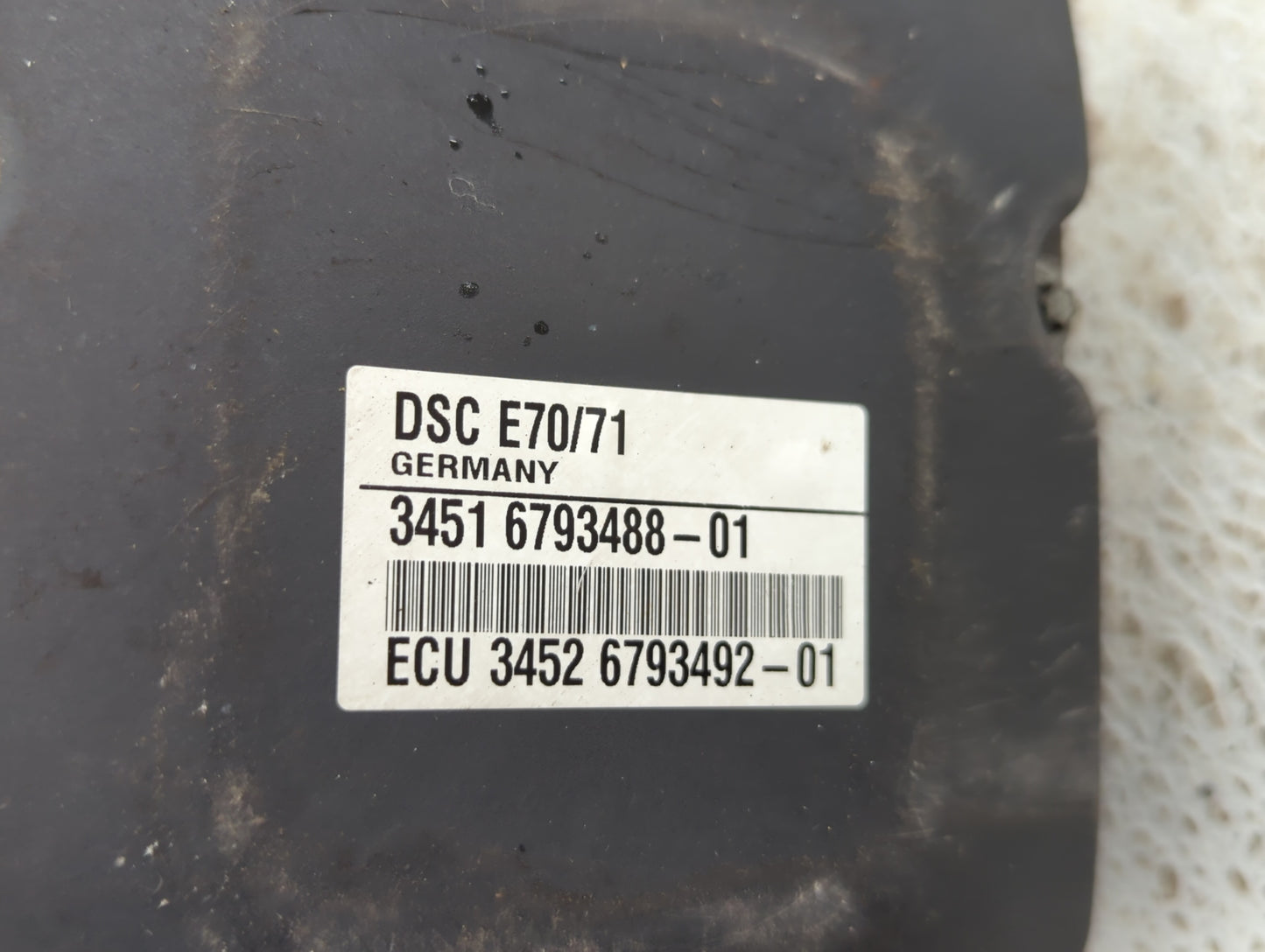 2007-2013 Bmw X5 ABS Pump Control Module Replacement P/N:3451 6793488-01 Fits Fits 2007 2008 2009 2010 2011 2012 2013 2014 O