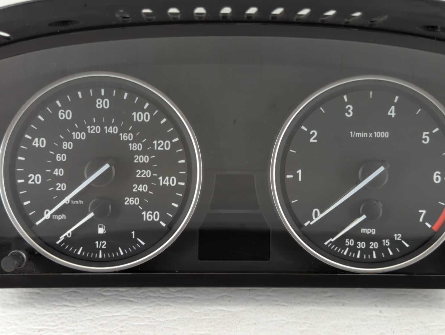 2007-2011 Bmw X5 Instrument Cluster Speedometer Gauges P/N:758779518 Fits Fits 2007 2008 2009 2010 2011 OEM Used Auto Parts 