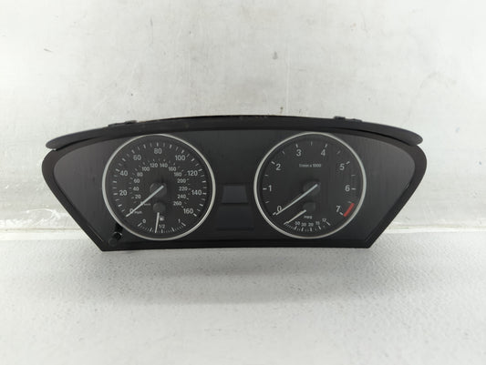2007-2011 Bmw X5 Instrument Cluster Speedometer Gauges P/N:758779518 Fits Fits 2007 2008 2009 2010 2011 OEM Used Auto Parts 
