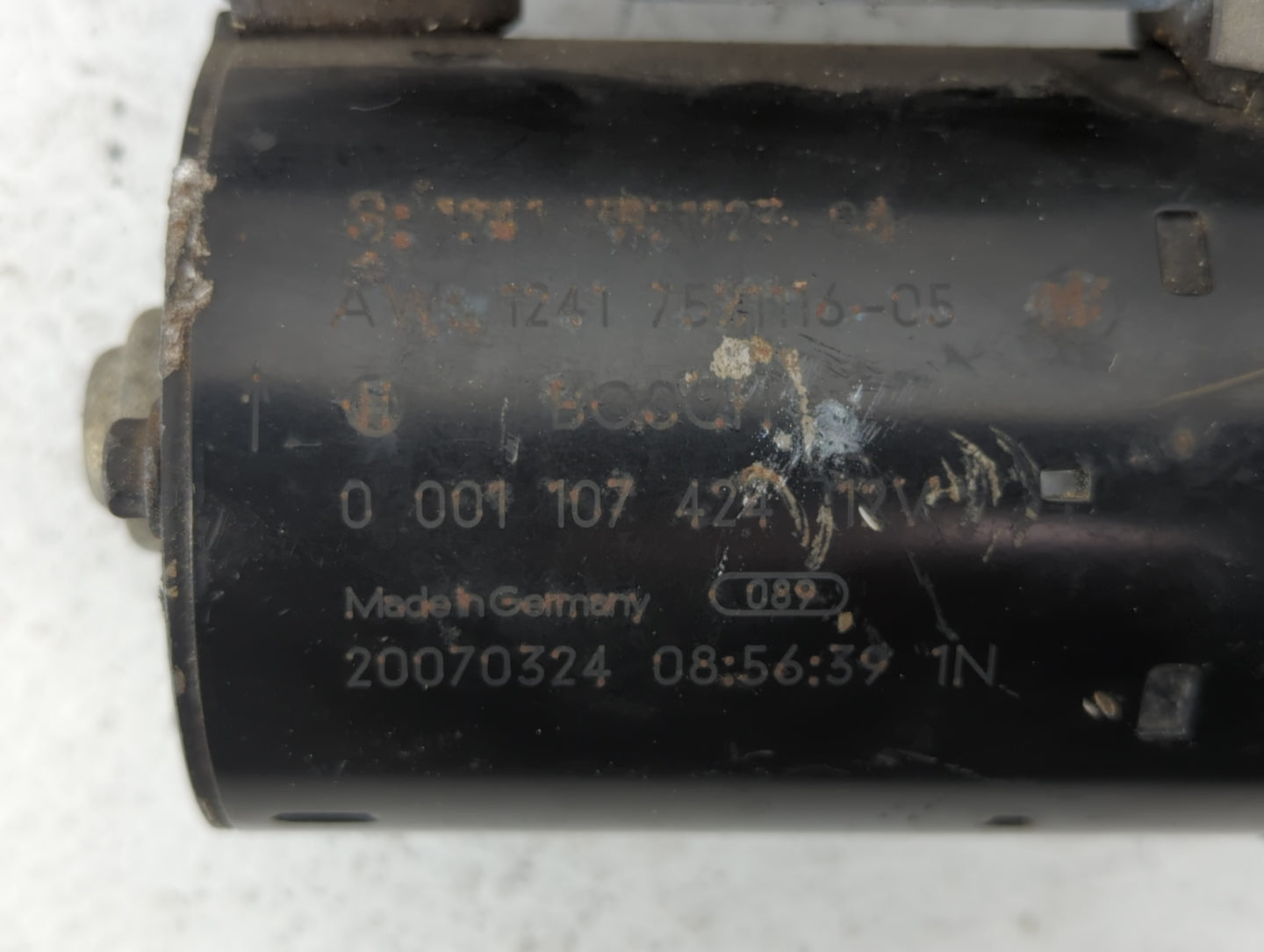 2007-2011 Bmw X5 Car Starter Motor Solenoid OEM P/N:0 001 107 424 Fits Fits 2005 2006 2007 2008 2009 2010 2011 OEM Used Auto