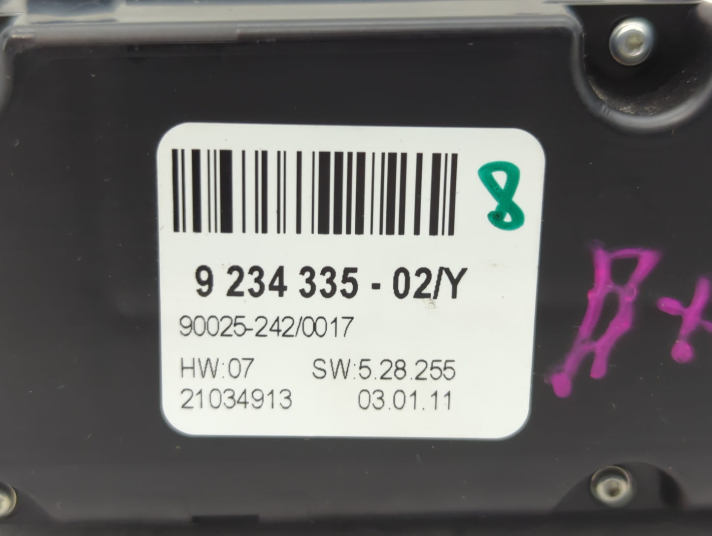 2007-2013 Bmw X5 Climate Control Module Temperature AC/Heater Replacement P/N:9 234 335-02 90025-242 Fits OEM Used Auto Part