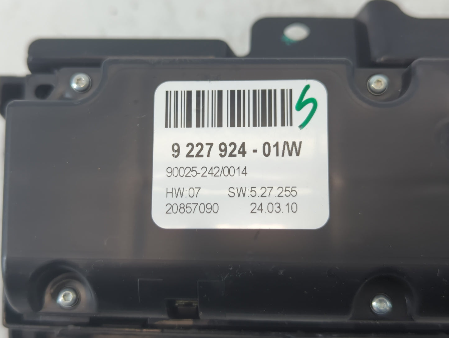 2007-2013 Bmw X5 Climate Control Module Temperature AC/Heater Replacement P/N:9 227 924-01/W Fits OEM Used Auto Parts - Oemu