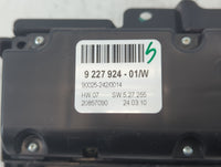 2007-2013 Bmw X5 Climate Control Module Temperature AC/Heater Replacement P/N:9 227 924-01/W Fits OEM Used Auto Parts - Oemu
