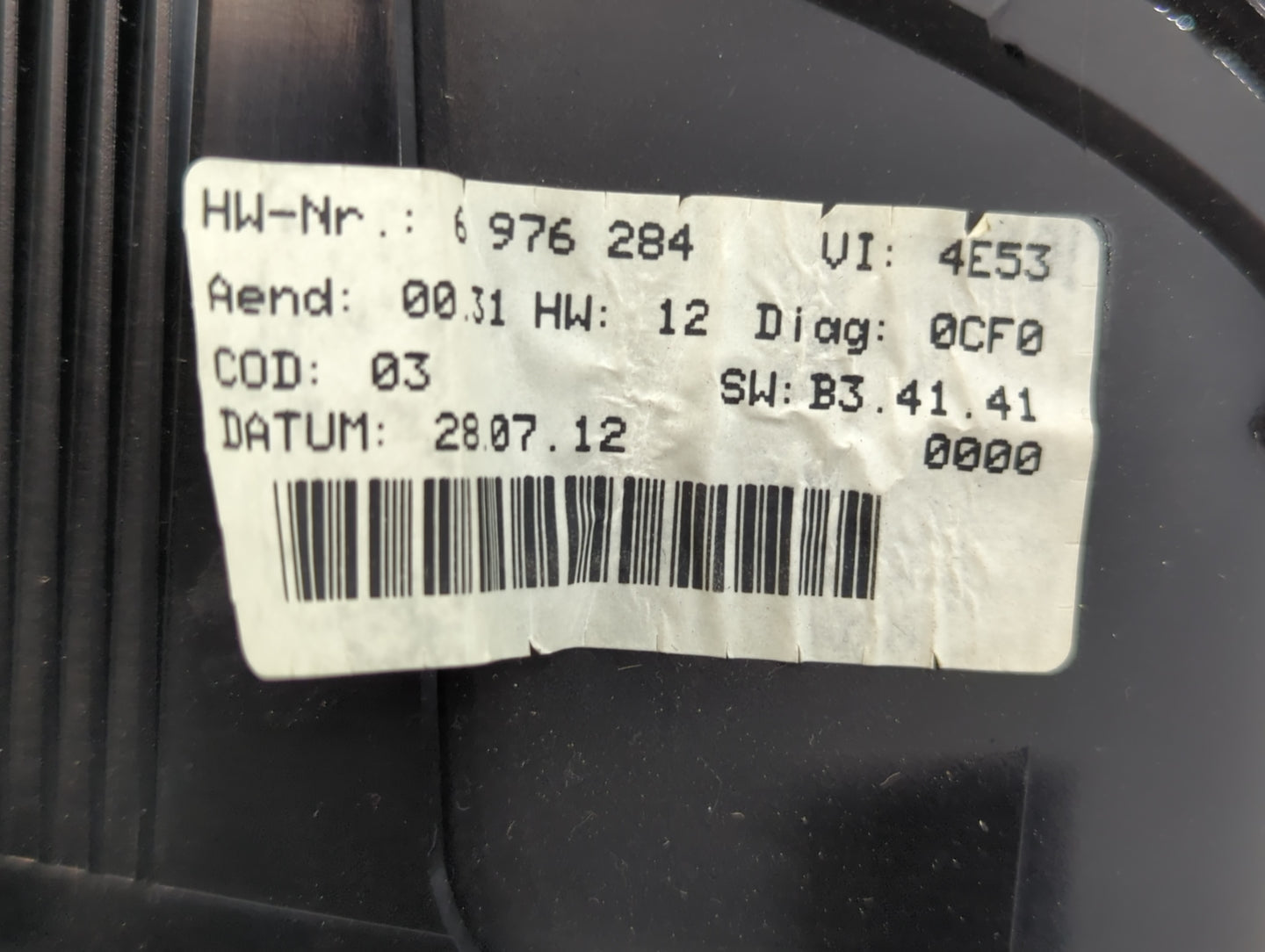 2009-2013 Bmw X5 Instrument Cluster Speedometer Gauges P/N:6 976 284 758749464 Fits Fits 2009 2010 2011 2012 2013 OEM Used A