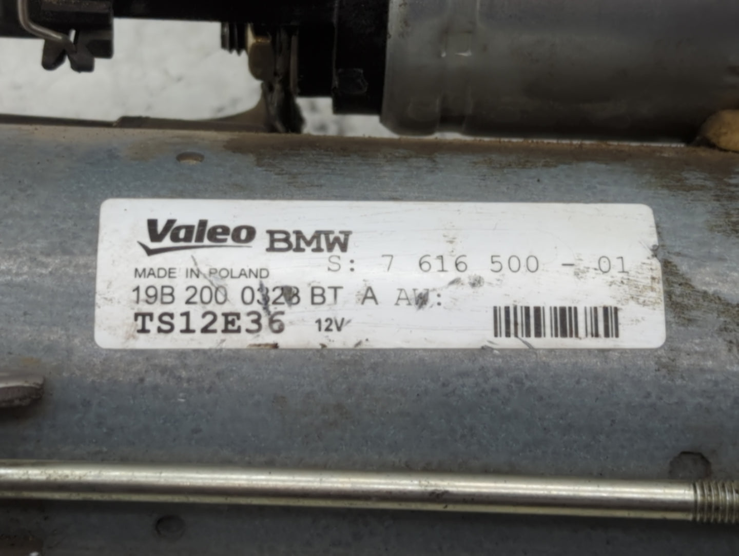 2007-2011 Bmw X5 Car Starter Motor Solenoid OEM P/N:TS12E36 7 616 500-01 Fits Fits 2005 2006 2007 2008 2009 2010 2011 OEM Us