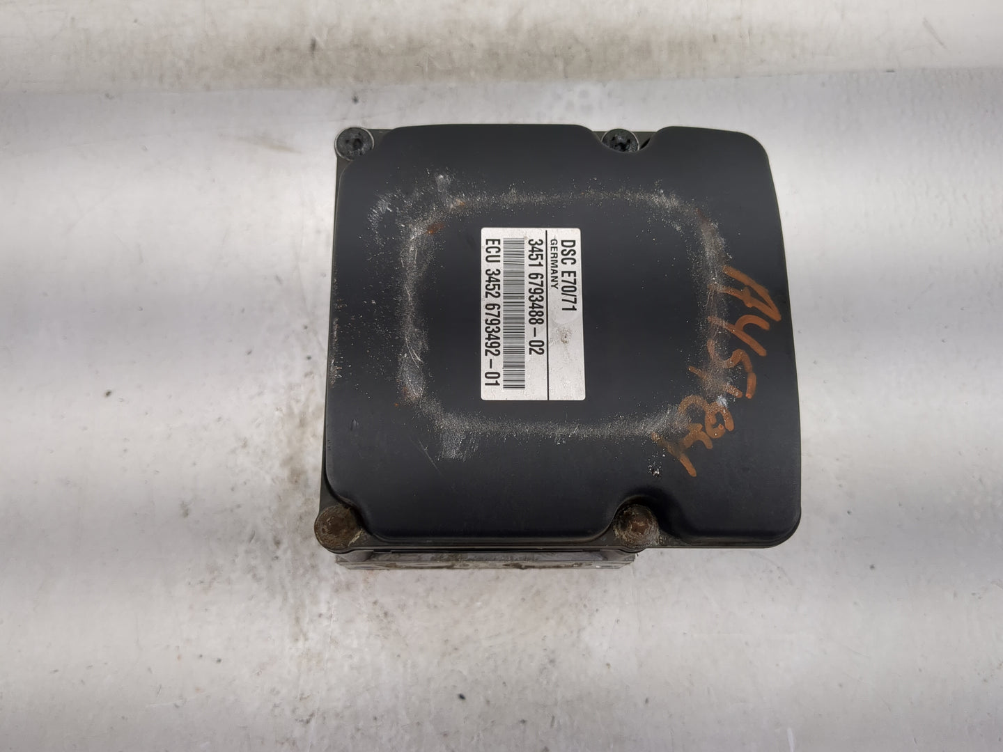 2008-2014 Bmw X6 ABS Pump Control Module Replacement P/N:6793488 Fits Fits 2007 2008 2009 2010 2011 2012 2013 2014 OEM Used 