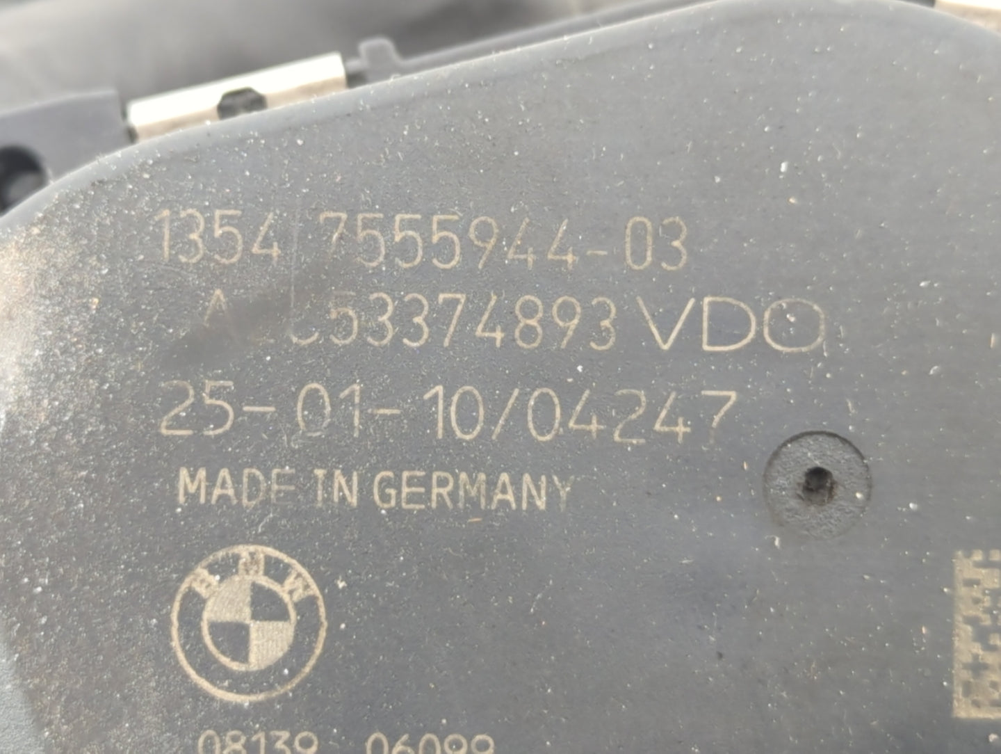 2008-2019 Bmw X6 Throttle Body P/N:1354 7555944-03 Fits Fits 2008 2009 2010 2011 2012 2013 2014 2015 2016 2017 2018 2019 OEM